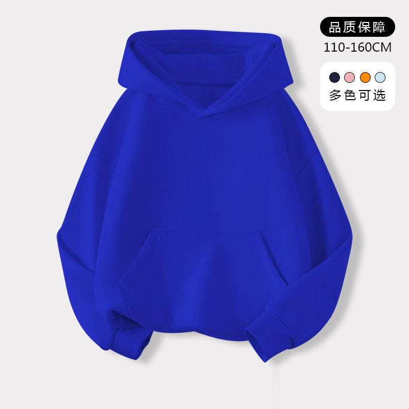 童装新款冬季欧美潮牌男女童抓绒卫衣套装中大童女童连帽加绒运动|undefined