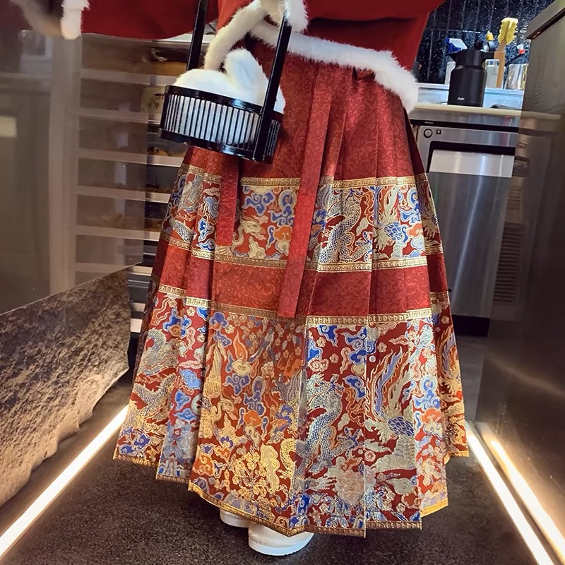 Niños estrellas redondas vestidos chinos abrigos de invierno de invierno 2025 nuevos vestidos de Año Nuevo para niños vestidos de Año Nuevo