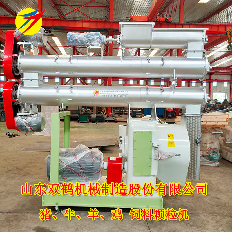 养殖狐狸饲料颗粒机时产3吨颗粒制粒机貂用颗粒加工设备生产厂家