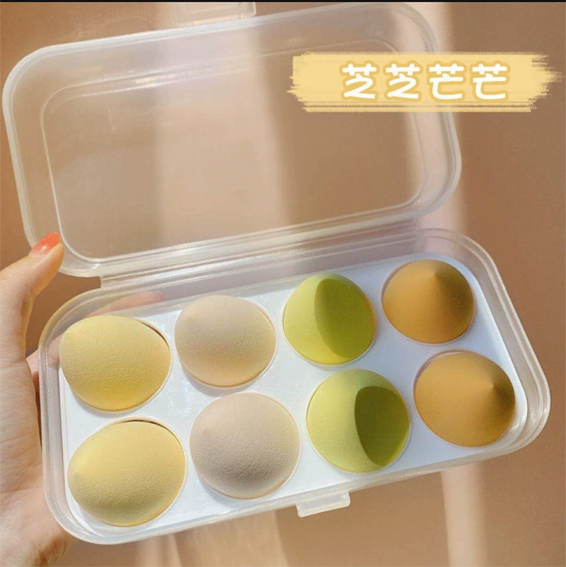 Cosmetic sponge, set, makeup primer drop-shaped