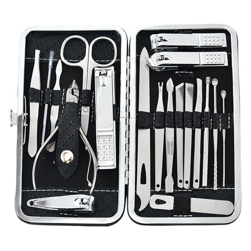 19 pieces of beauty set nail tools manicure set nail clippers cut Yangjiang manufacturers spot wholesale