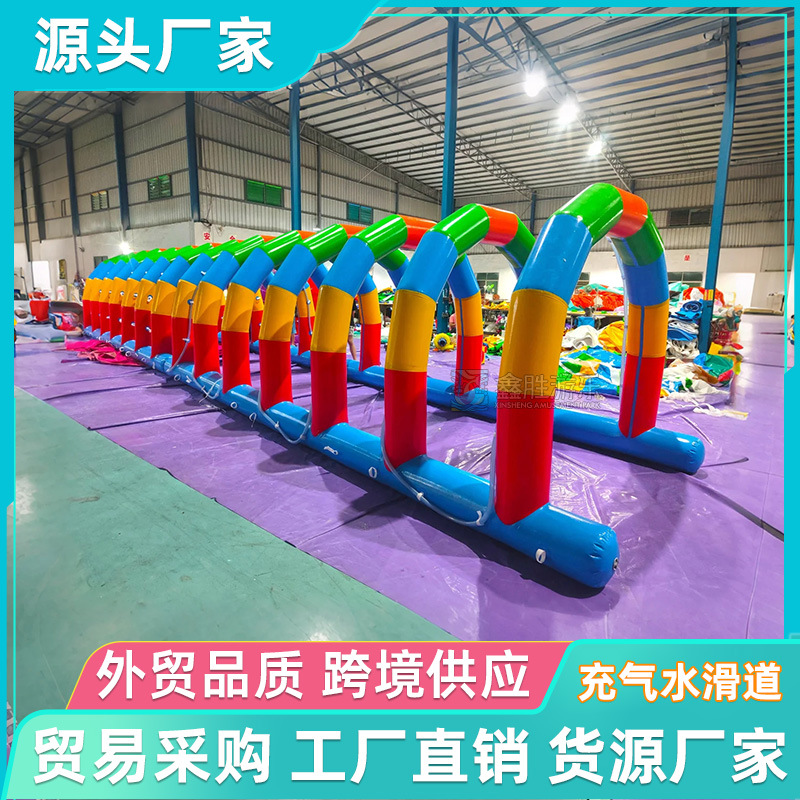 Toboganes inflables, tobogán de parque acuático, tobogán de agua de ciudad inflable, tobogán móvil de piscina de rafting de tierra seca de celebridades netas