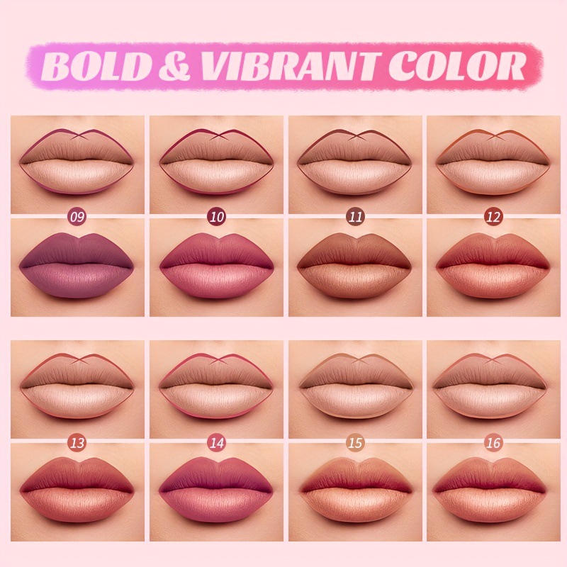 (Display box) USHAS eyebrow pencil waterproof and non smudging natural lipliner_voghion.com