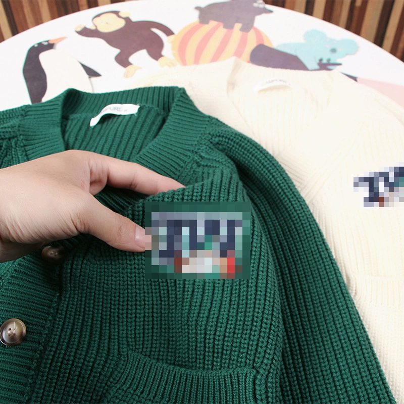 Demi-season sweater for boys, children's knitted cardigan girl's, cartoon jacket, children's clothing