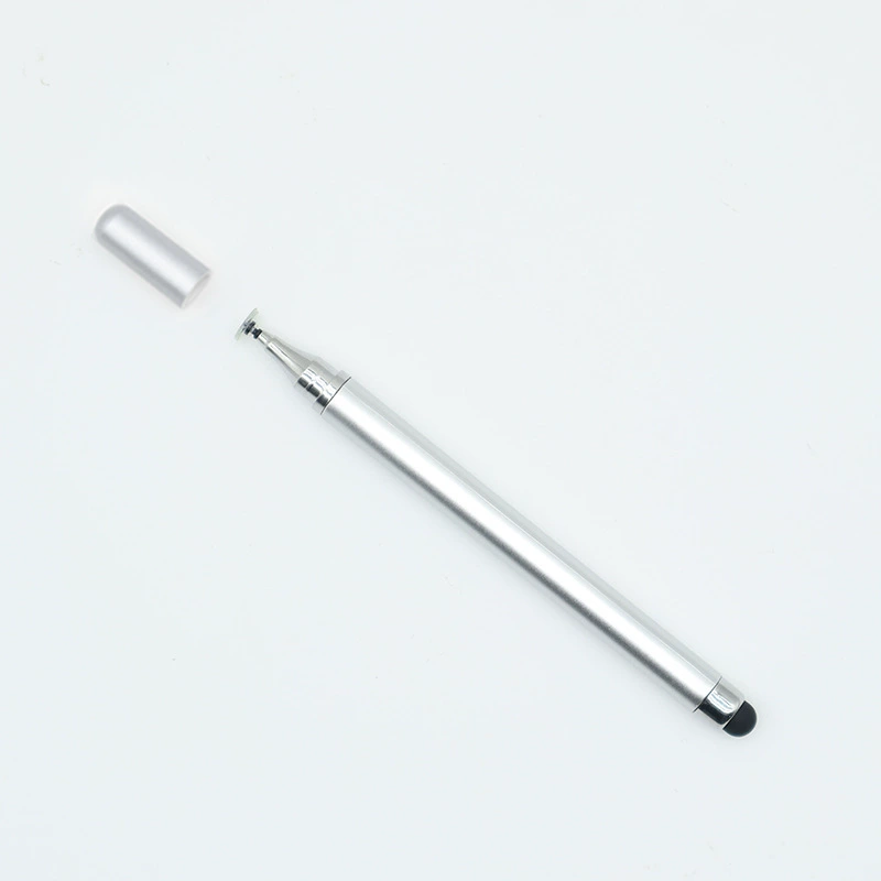 Two-in-One Disc-Tip Capacitive Stylus for iPad & Mobile, Conductive Cloth Head, Precision