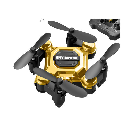Mini Folding Drone Remote Control Aircraft Aerial Quadcopter Toys for Primary School Students Small Shatter Resistant Children