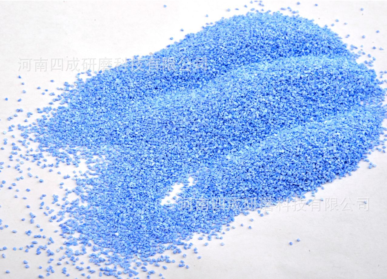 蓝色砂轮用什么材料加工生产的?SG磨料?陶瓷磨料?