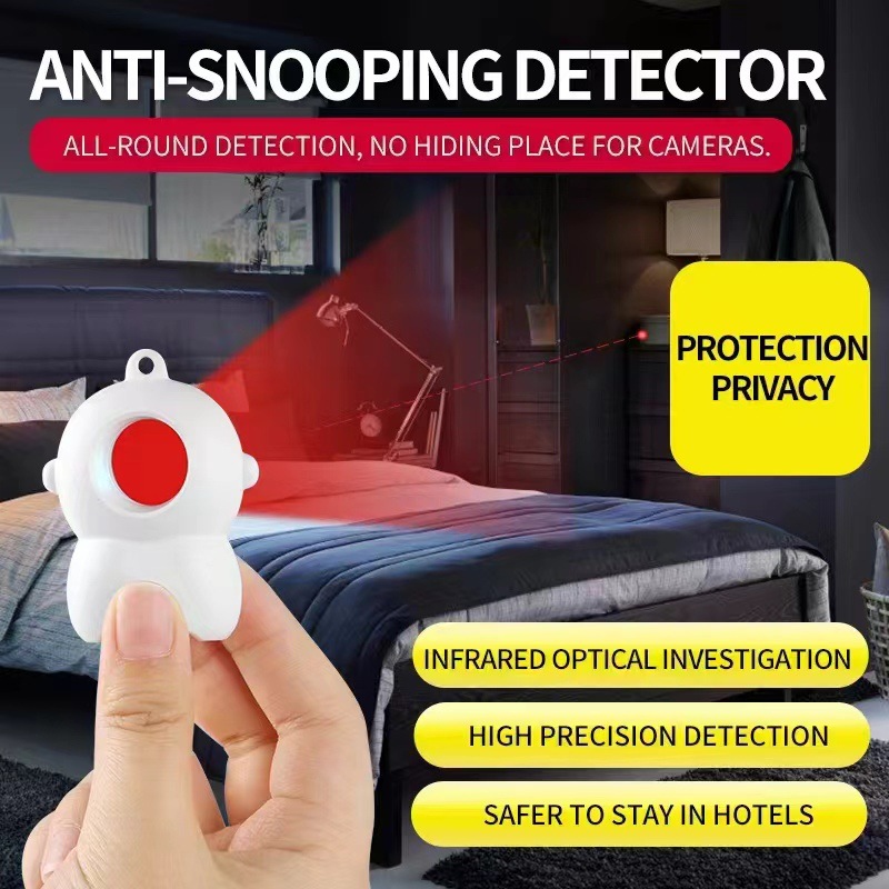防偷窥红外探测仪器外贸亚马逊代拼多多捷式红外探测器酒店民宿防