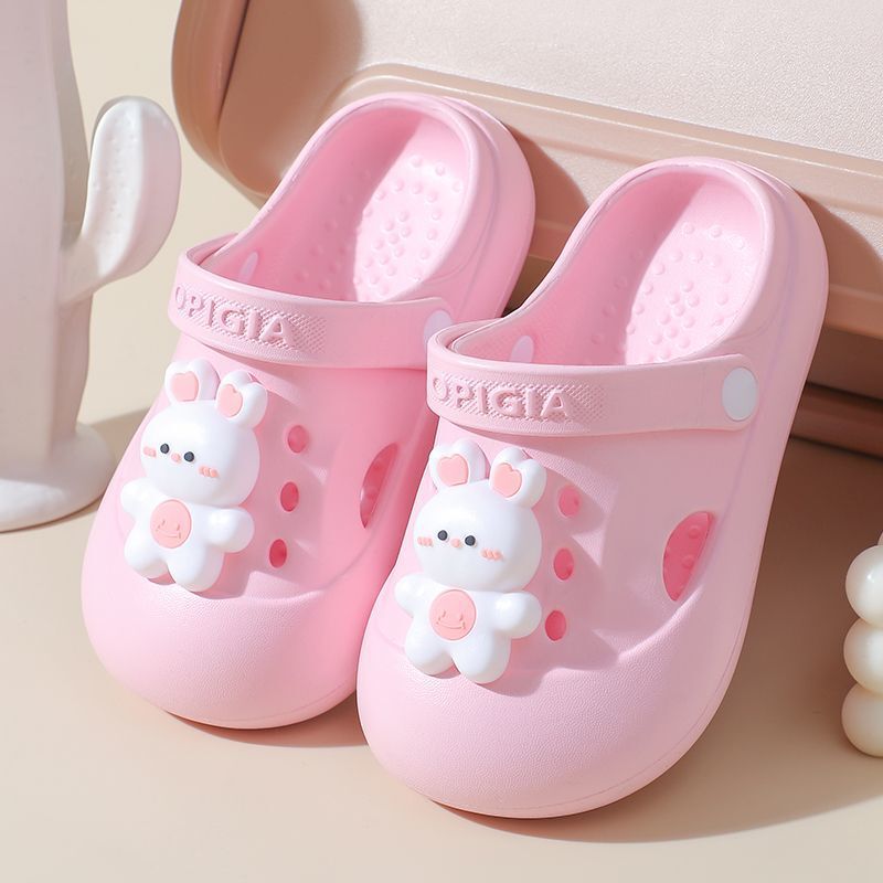 2025 Explosive Children's Slippers EVA Hole Shoes Girls' Baby Sandals and Slippers Summer Bath Non-slip Indoor and Outdoor Wear