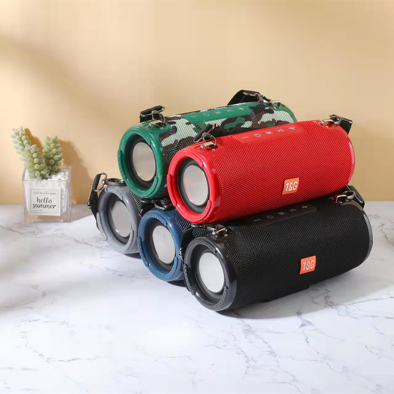 Tg324 Bluetooth Speaker Outdoor Portable Waterproof Fabric Speaker Tws Dual Diaphragm Subwoofer New Model for Export