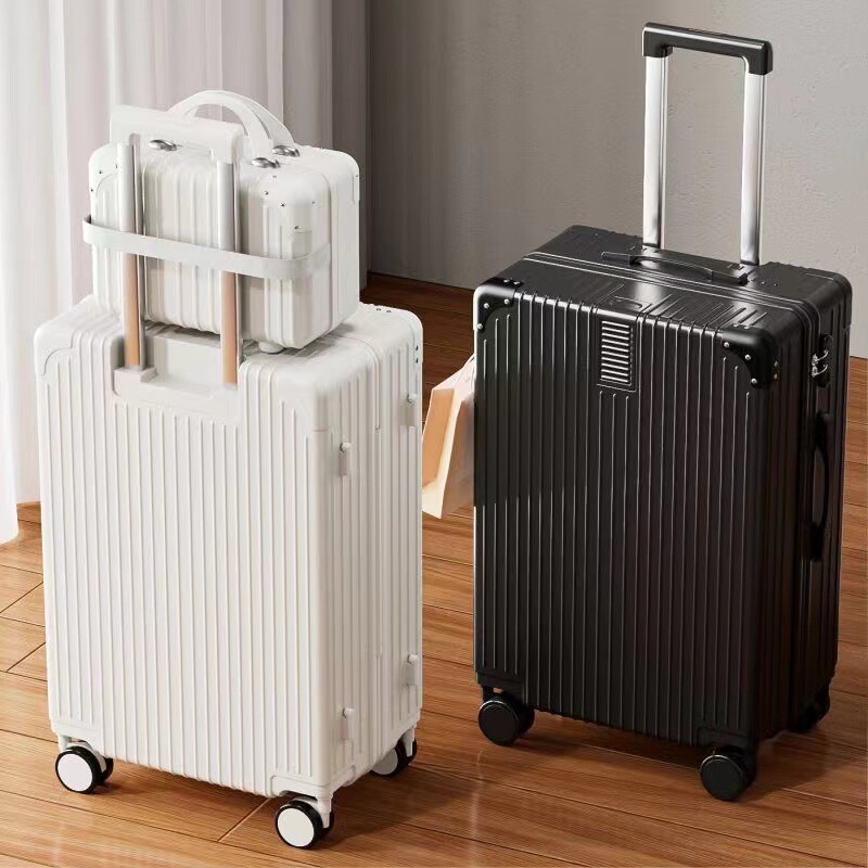 New Retro Luggage Case Female Universal Wheel Trolley Case Male Student Durable Password Box Travel Box Large Capacity Trendy