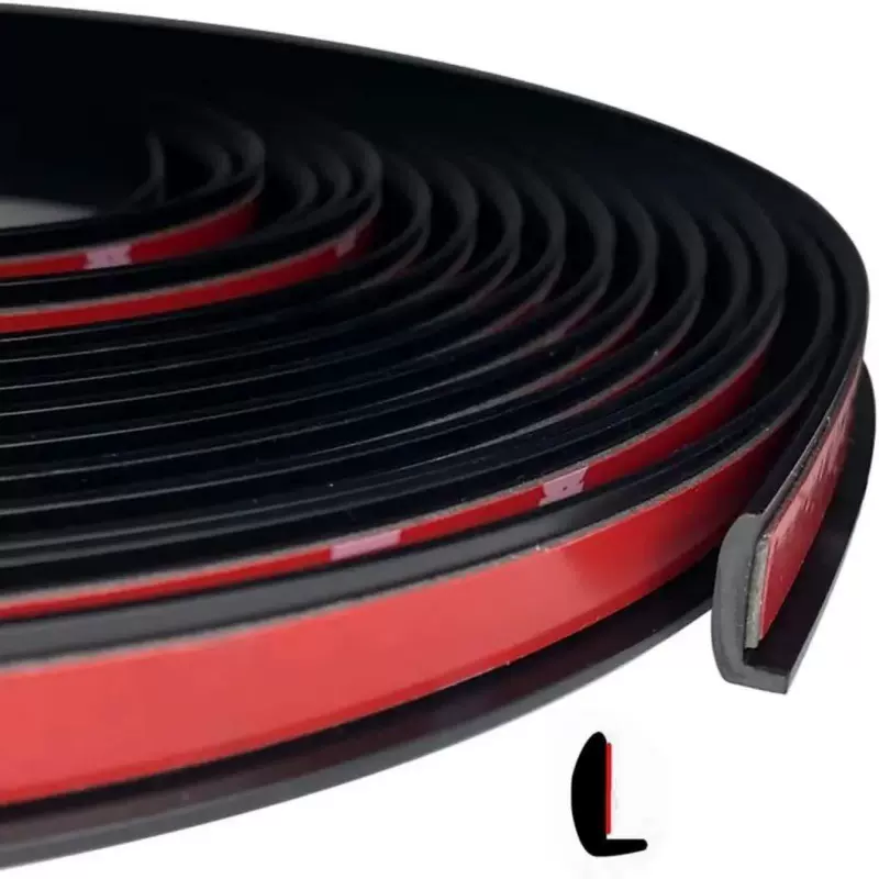 汽车卡车轮眉防刮挡泥板喇叭形拱轮眉唇保护器橡胶成型装饰密封条