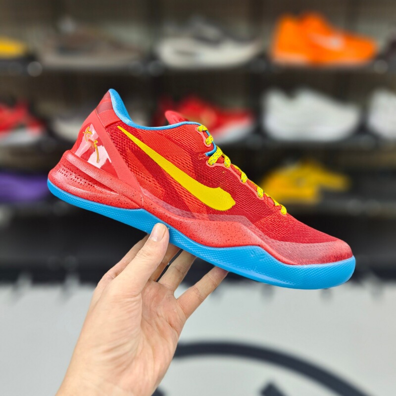 Pure Original Kobe 8th Generation Signature Basketball Shoes, Kobe 8 Year of the Horse Venice Beach Men's Casual Training Sneakers