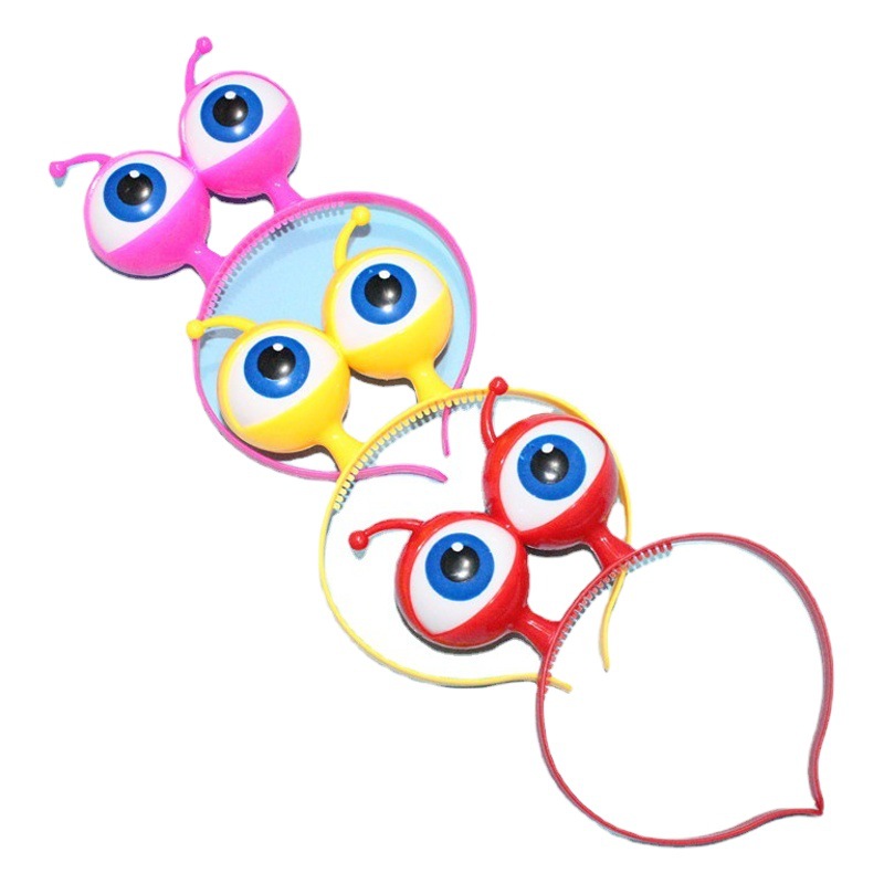 Flash eyeball diadema bola del partido Halloween headwear apoyos grandes ojos luminosos extranjero diadema LED