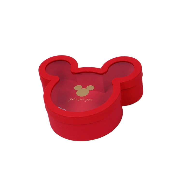 Mickey Head Gift Box Spring Festival Valentine's Day Wedding Souvenir Empty Box Paper Flower Box