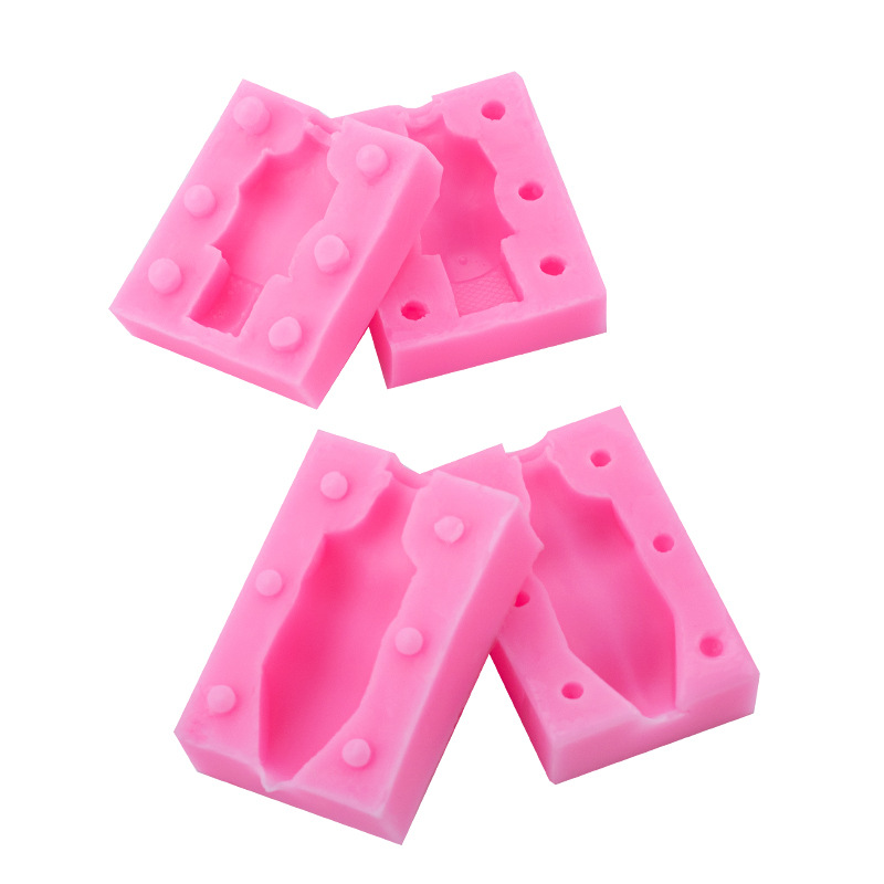 Figura cuerpo molde de silicona figura de fondant muñeca hecha a mano muñeca haciendo accesorios arcilla cerámica suave molde de yeso