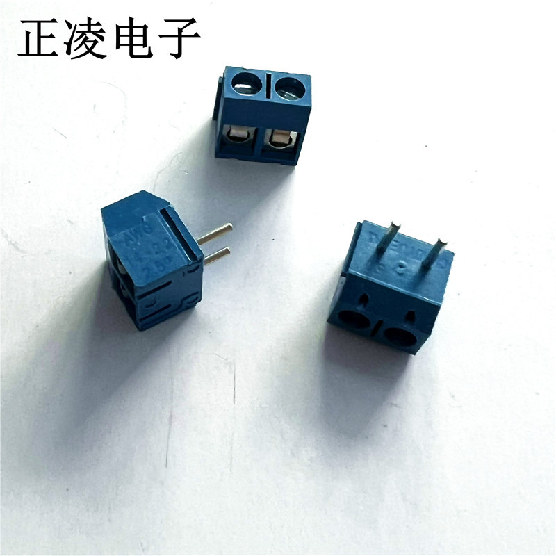 KF301R/JK/MG/Cy/DG弯脚 2P螺钉式PCB接线板端子 2P3P