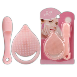 Source manufacturers new silicone face brush super soft water droplets beauty brush surface instrument blackhead brush suit