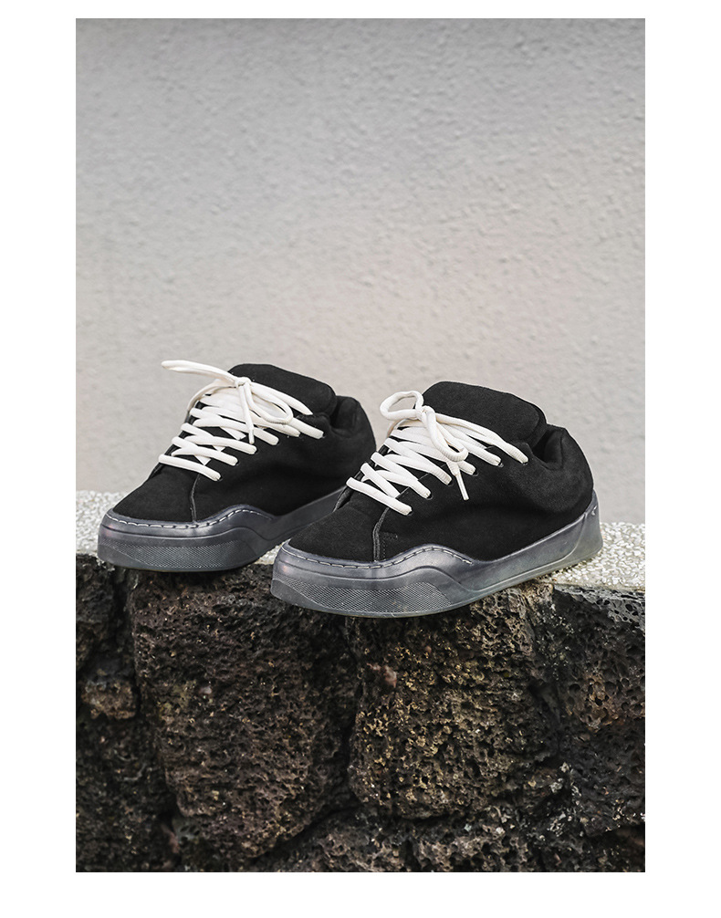 Herren Freizeitschuhe Mit Dicker Sohle Und Plateau Absatz_voghion.com