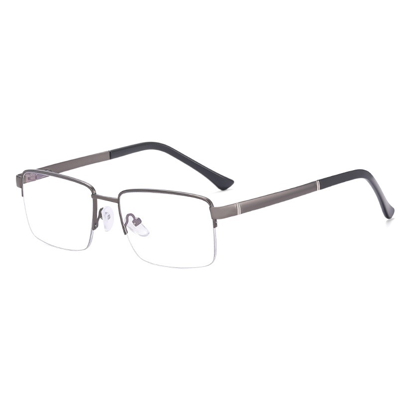 91295 nuevo medio marco anti-azul luz hombres gafas marco metal sven casual simple todo partido hd gafas lisas