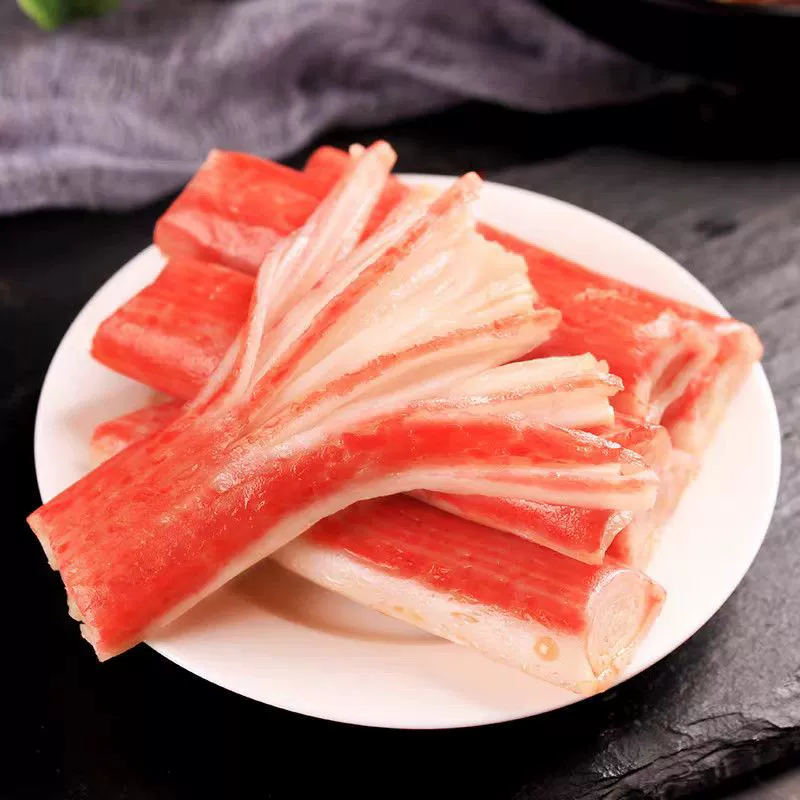 Ручная нарезка крабовых палочек, оригинальные пряные вкусные закуски, повседневные закуски, крабовые палочки из крабьего мяса, вирусные закуски