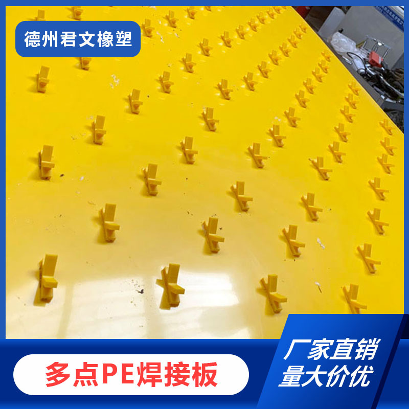 多点焊接锚固PE板聚乙烯内衬板钢筋混凝土隧道防渗耐磨塑料防护板