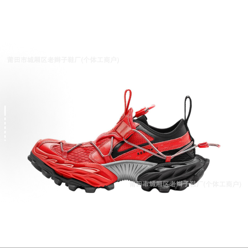 元工場OK版パリ15代Hike丸首ひもを引いて、お父さんの靴の新型の旧家に古い厚い底の運動靴を作ります。|undefined