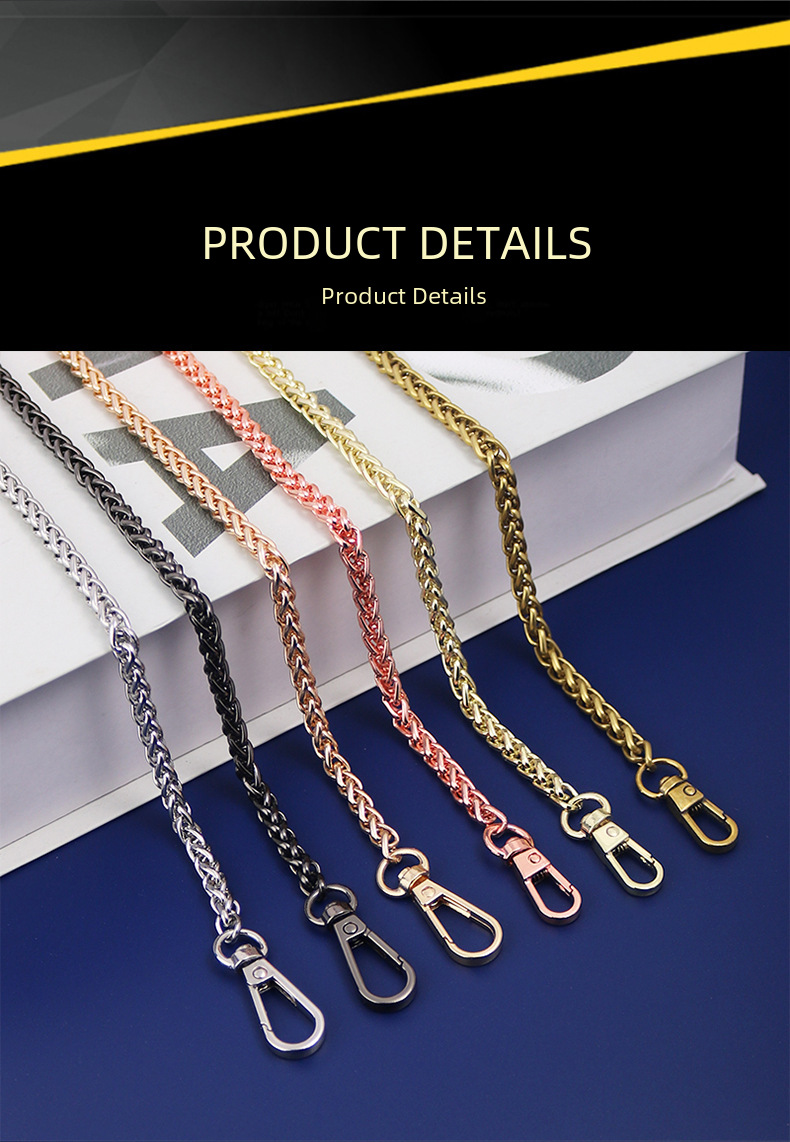 Lantern Chain Bag Chain Accessories Bag with Shoulder Strap Single Buy Crossbody Mini Bag Chain Not Easy to Fade Metal Chain