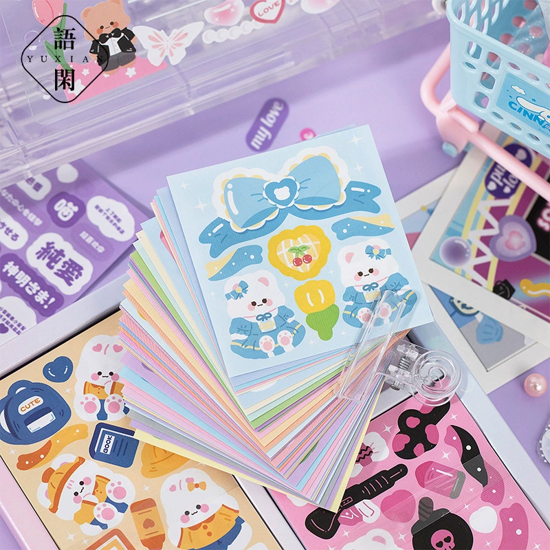 Sticker, magic cartoon set, base stickers, scheduler