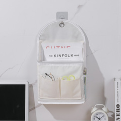 Manufacturer Fabric storage hanging bag wall hanging dormitory wall storage bag behind the door artifact hanging storage bag