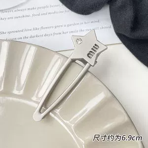 Холодный стиль королева мать rhinestone планета металлическая заколка для волос сладкая крутая модная простая универсальная заколка для волос боковой зажим
