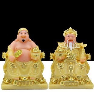 White marble Vietnamese land God of wealth land God of wealth statues and Buddha statues at home worship ornaments