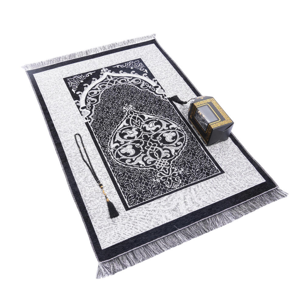 Black rosary, gift box