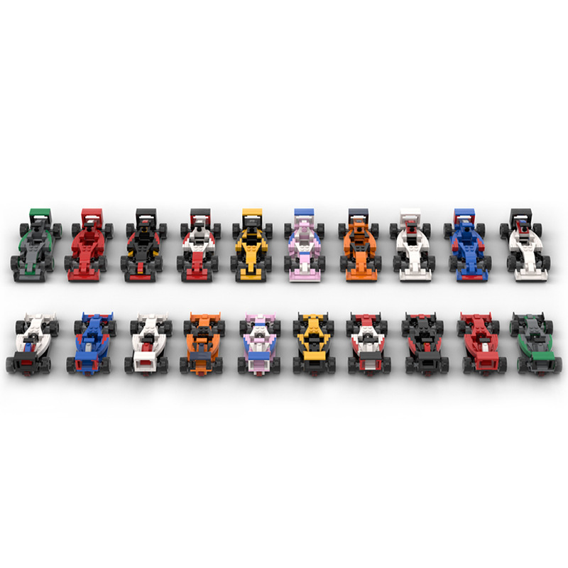 Compatible with Lego Small Particle Building Blocks MOC2018 Formula One Racing Model Toy Assembled Children's suit Compatible with Lego Small Particle Building Blocks MOC2018 Formula One Racing Model Toy Assembled Children's suit