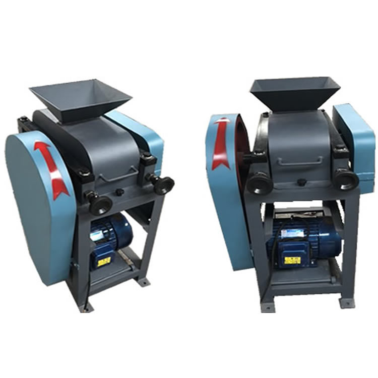 XPZ200双辊破碎机 对辊粉碎机 棍式破碎机 挤压破碎细碎物料可调