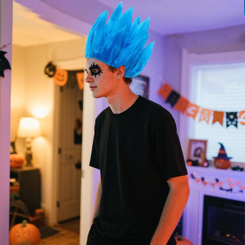 Three-Color Dragon Ball Super Saiyan Cosplay Multi-Color Adult Wig Anime Cos Wig Stage Performance