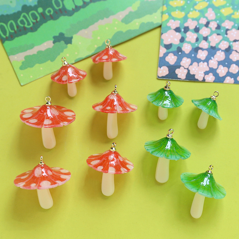 1 Piece Plastic Mushroom Pendant display picture 5