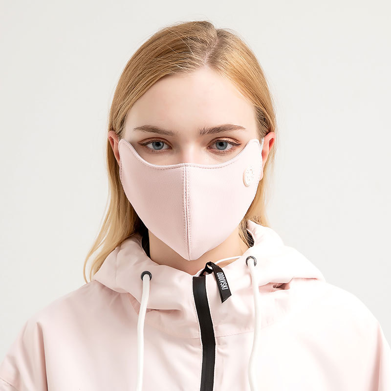 Otoño e invierno transpirable ojo esquina cálida máscara a prueba de frío a prueba de polvo a prueba de viento moda lavable hombres y mujeres máscara A80-KZH