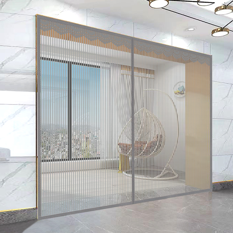 ♔ Rural Villa Mosquito-Proof Door Curtain Screen Door 2025 New Model Diamond Mesh Magnetic Fly-Proof Custom-Made