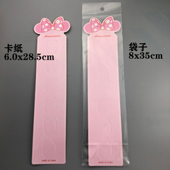 Hairpin Packaging Cards with Six-Card Butterfly Bow Accessories DIY Craft Supply Factory 100 Pieces per Bundle, Logo Can Be Added