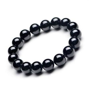 Obsidian Bracelet 6Mm-16Mm Bead Bracelet Valentine's Day Couple Confession Holiday Event Gift Foreign Trade Supply