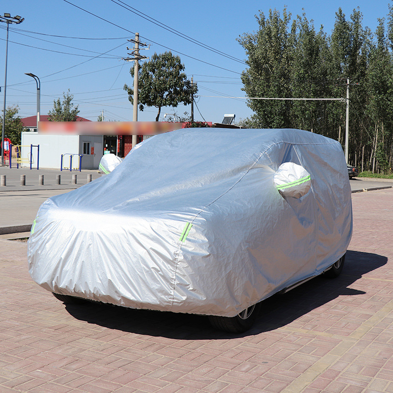 Car Clothing Full Cover Car Cover Sunshade Dupont Oxford Cloth Thickeneded Sun Protection Car Off-Road Suv Insulated Car Cover
