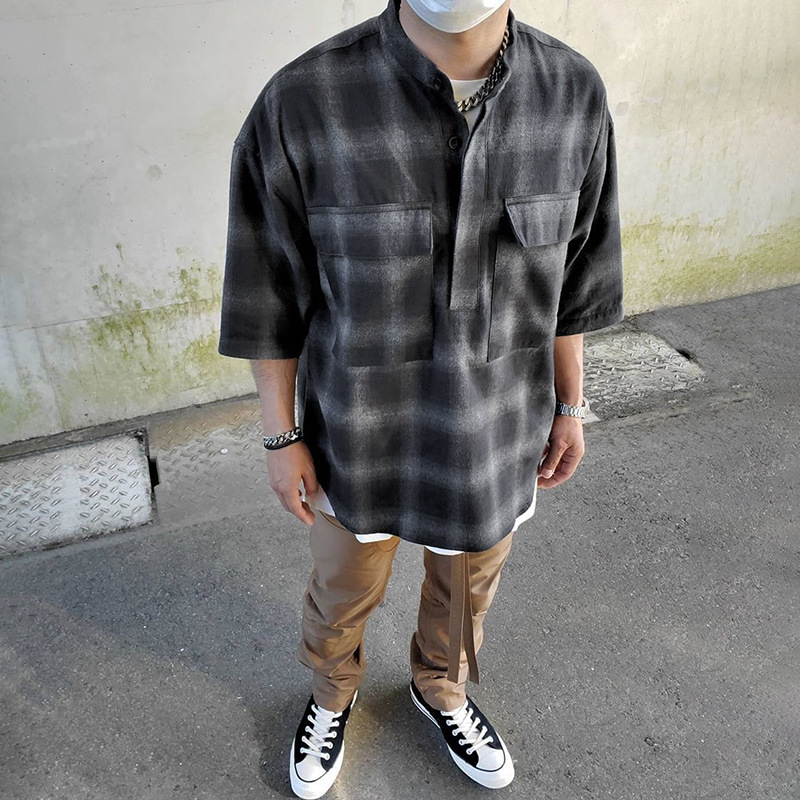 Fog Fear of God Season 6 Main Line Plaid Short -sleeved Shirt High…