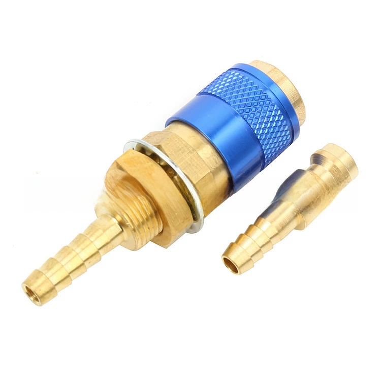 M6 welding machine, water fast inserting blue water -cooled welding tank cooling water tank water -cooled equipment joint 6mm step -in
