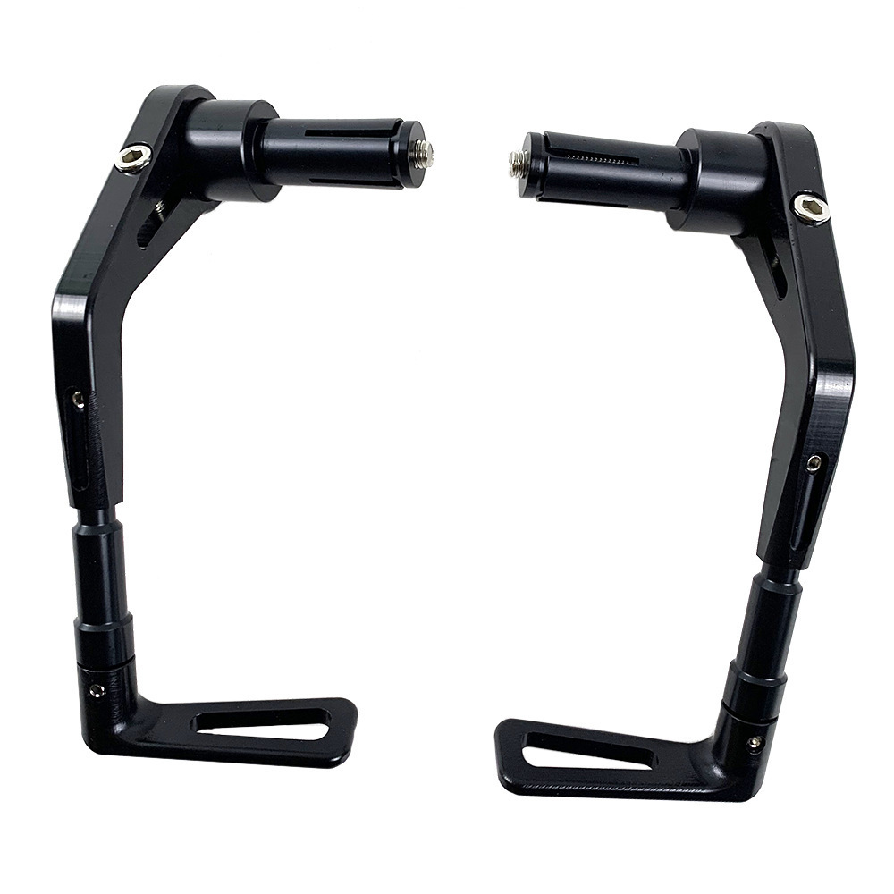 Cross-Border Universal Motorcycle Modified Brake Guard, Aluminum Alloy Horn-Shaped Handguard, Anti-Fall Protection Bar, Adjustable
