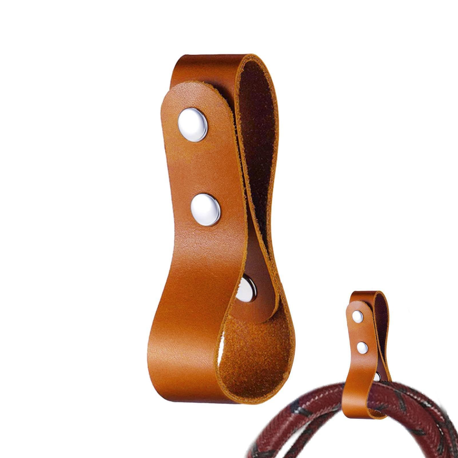 Cross-Border In-Stock Leather Outdoor Horsewhip Waist Strap, Riding Horsewhip Bundle Strap, Home Leather Whip Wall Hanging