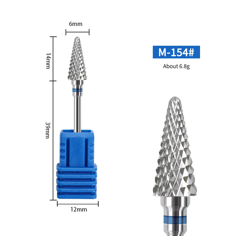 Nueva herramienta de limpieza de armaduras de acero de tungsteno para uñas de nuevo estilo