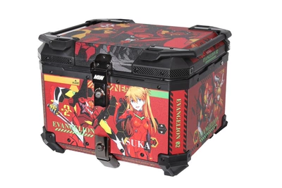 Motorcycle trunk | 45L 55L 65L Waterproof - mjw02-55l-asukatail-box-redextreme-edition