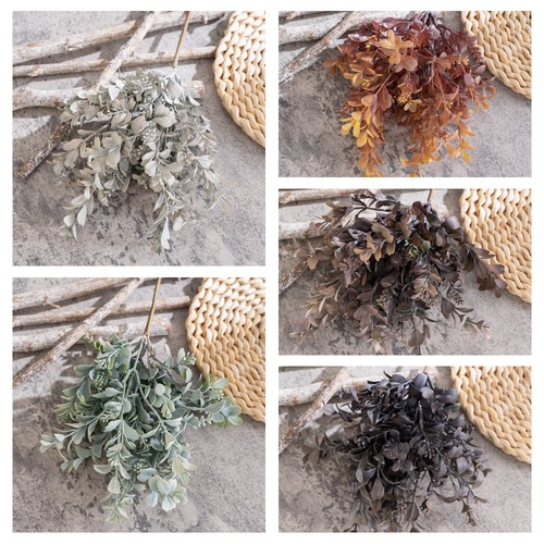 Wen Zi Clover Bundle Artificial Flower Manufacturer Home Decoration Bouquet Rose Wall Artificial Flower Cross-Border CL11003