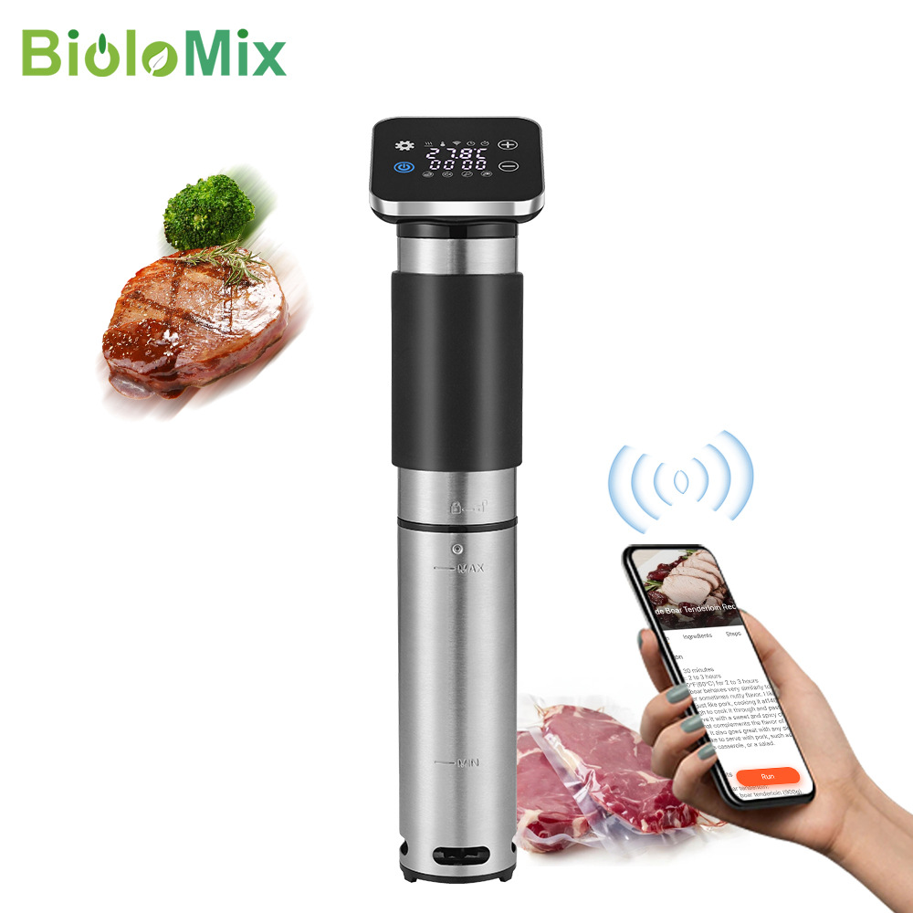 BioloMix quinta generación Wifi inteligente App a prueba de agua baja temperatura máquina de cocción lenta máquina de grasa palo de cocina Sous Vide